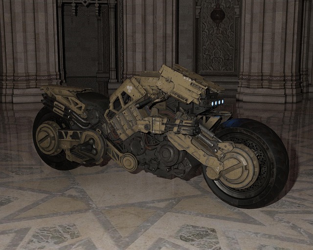 Motocicletă, Futurist, Planetă, Vehicul
