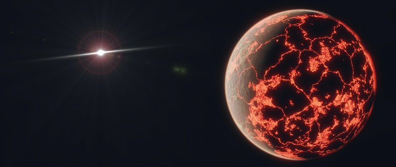 Planeta, Espaço, Lava, Cosmos, Universo