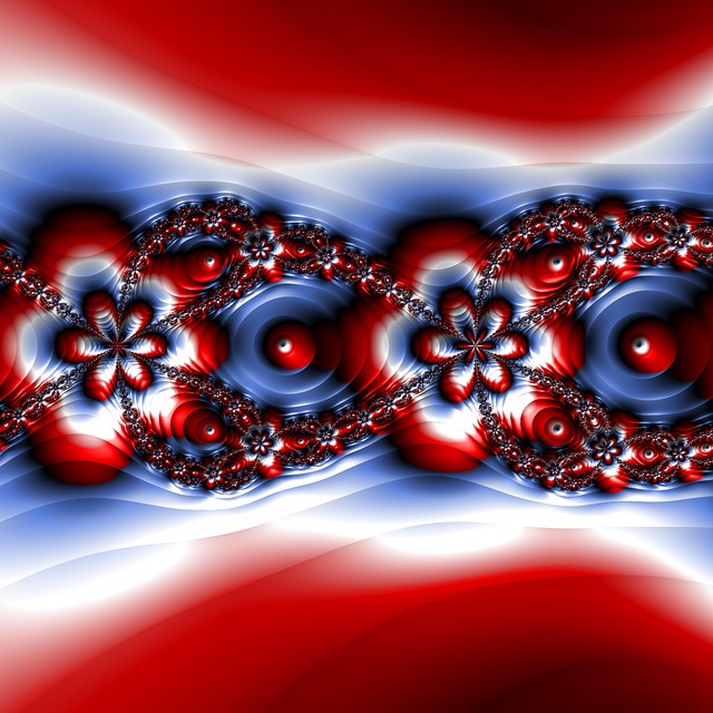 Free abstract background fractal illustration