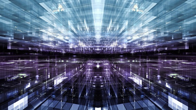 Free brain technology data illustration