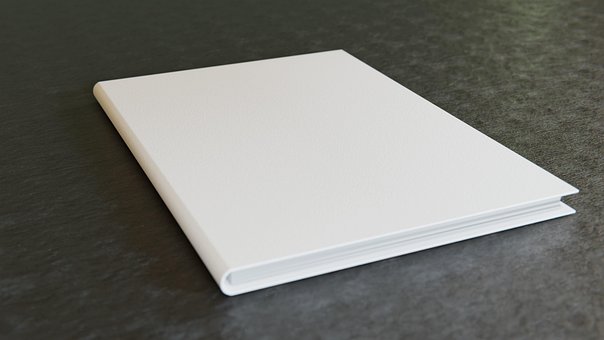Boek, Mockup, Blanco, Wit Boek, Omslag