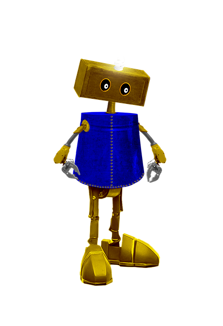 Free robot technology cyborg illustration