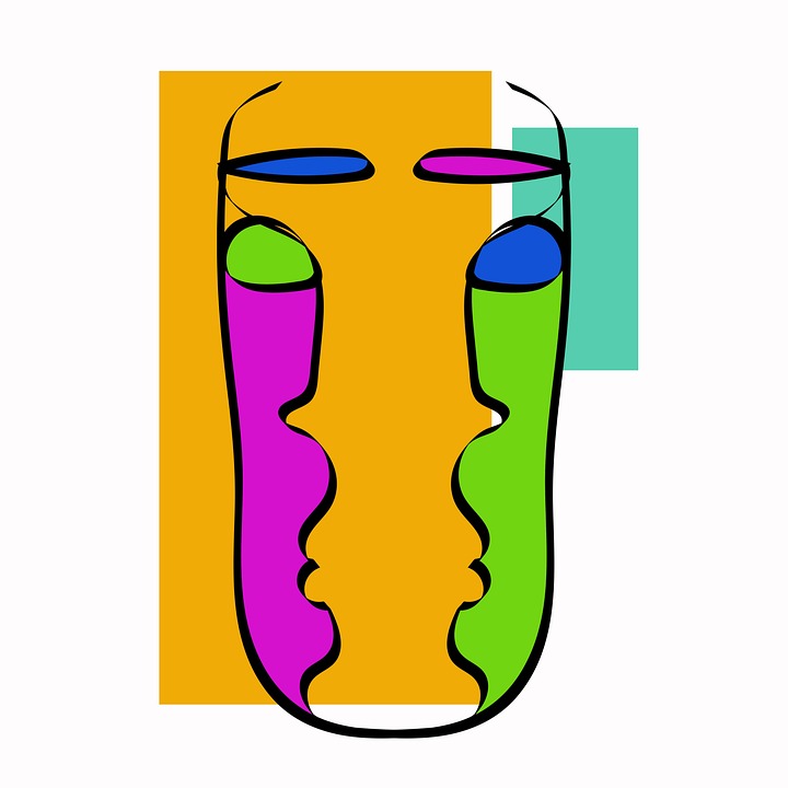 Abstract Art Communication Faces Free image on Pixabay