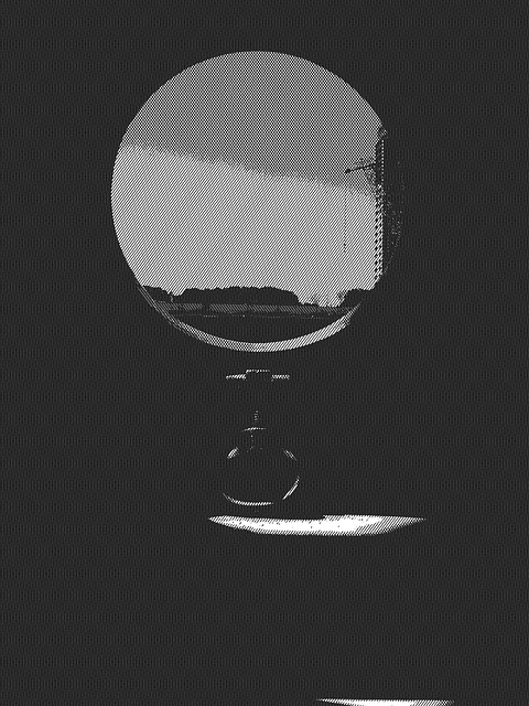 Free hatch retro window illustration