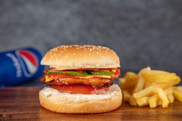 Burger, chicken burger, spicy and tasty — photo by 2SIF