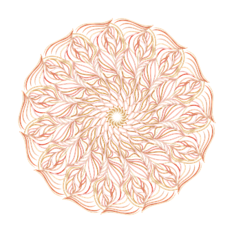 Free Floral Pattern Line Art illustration and picture