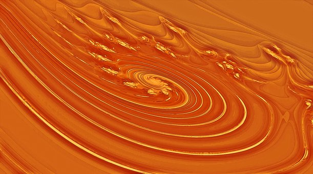 Free Orange Gold Stripes photo and picture