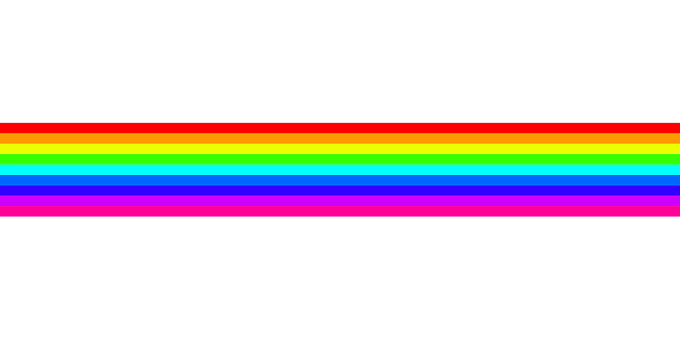 Free Rainbow Lines vector and picture