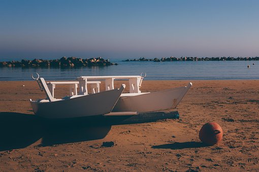 Hav, Strand, Både, Sand, Sommer