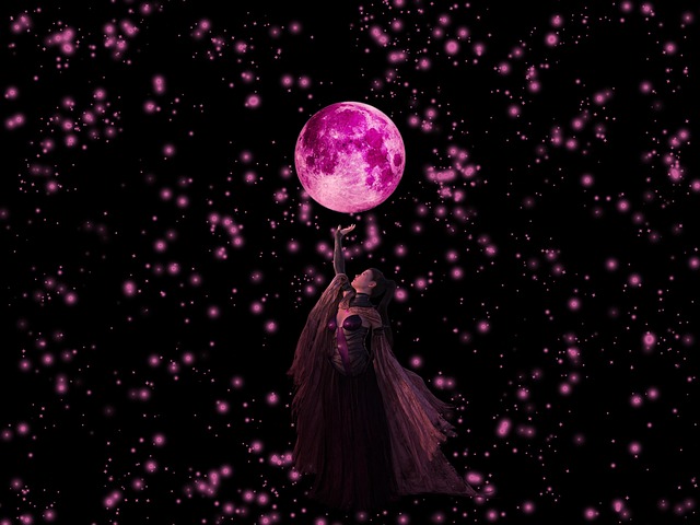 Free background stars wizard illustration
