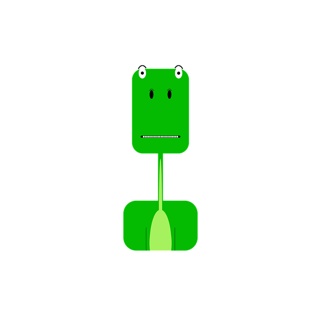 Free dinosaur green cutout vector