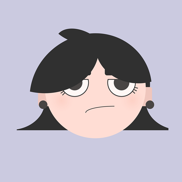 Free girl sad upset vector