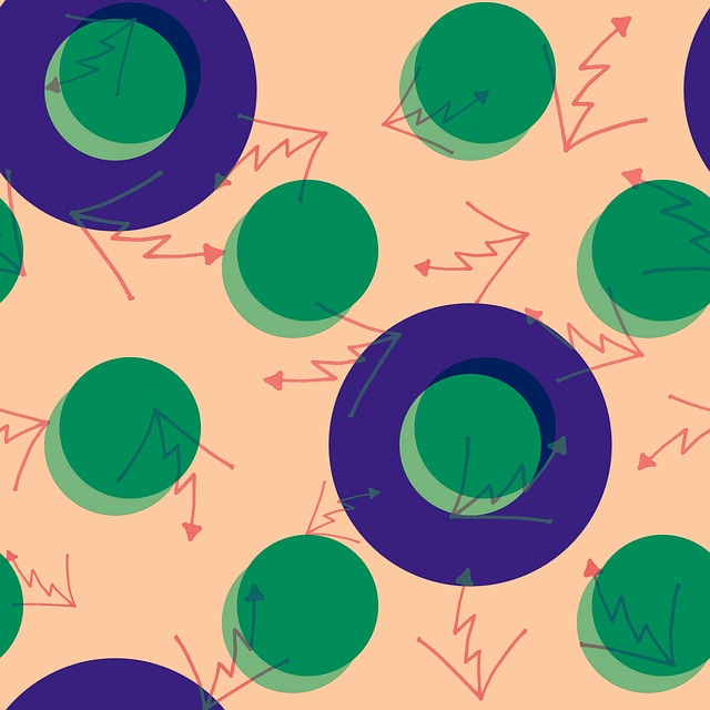 Free all over print analytics business illustration
