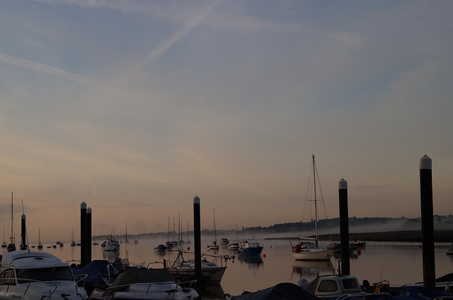 Free Moorings Estuary photo and picture