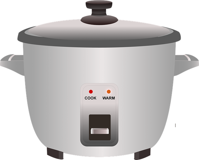 Free rice cooking appliance illustration