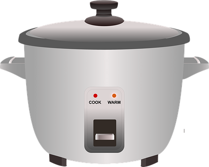 Reis, Kochen, Gerät, Ausgeschnitten