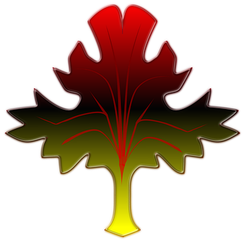 Free Canadian Leaf Symbol vector and picture