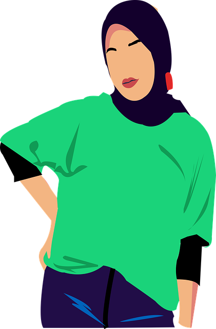 Download free HD stock image of Hijab Headscarf Free hijab headscarf portrait vector