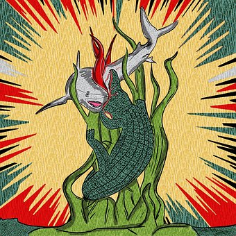 Cocodrilo, Pez, Surabaya, Indonesia