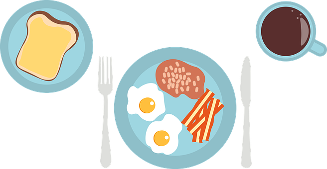 Frühstück, Kaffee, Spiegelei, Eier