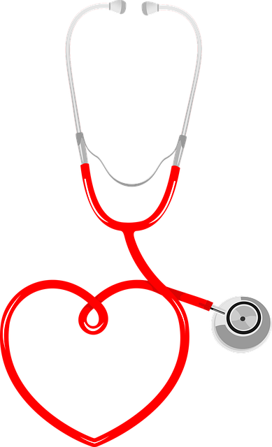 Free stethoscope doctor background illustration