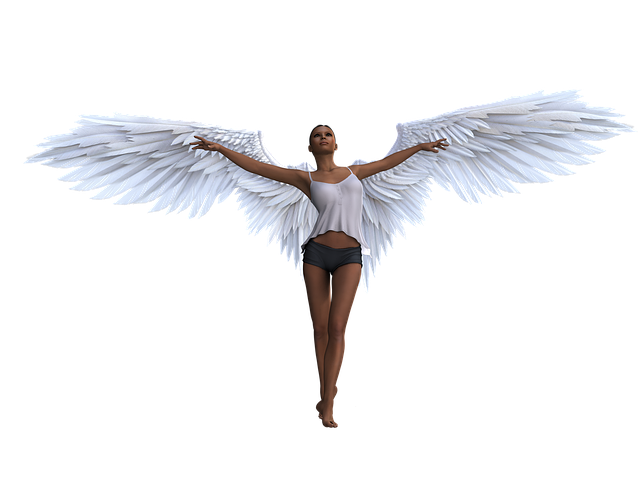 Free angel woman supernatural illustration