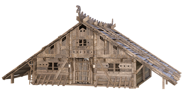 Free log cabin woodhouse timber construction illustration
