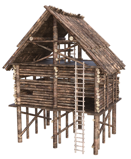 Log Cabin, Houten Blokhut, Houten Huis