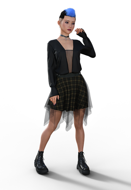 Frau, Punk, Mode, Kleidung, Cosplay