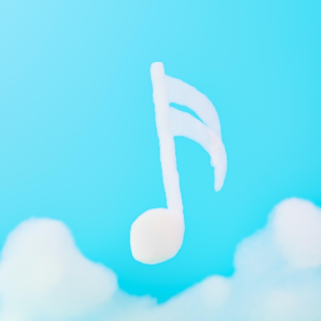 Free art music clouds illustration