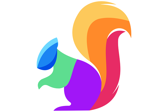 Free animal logo chipmunk illustration