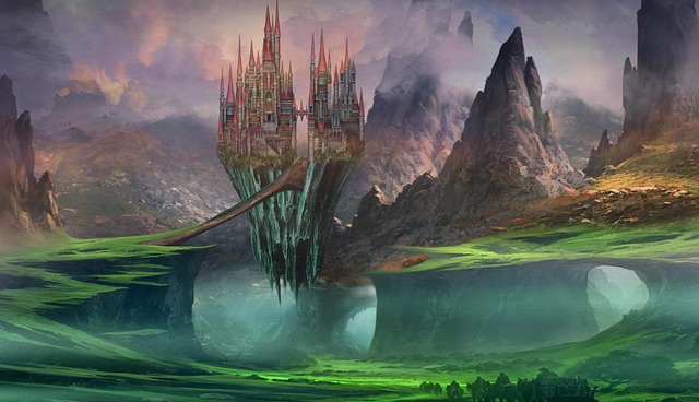 Free mystical nature fantasy illustration