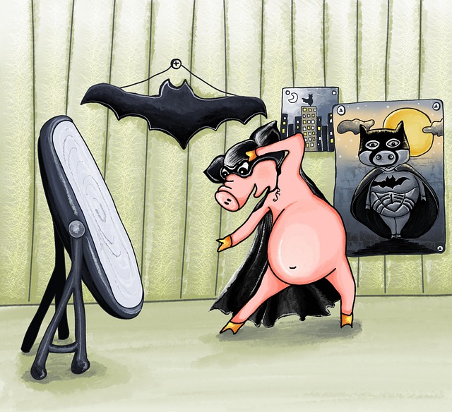 Free Batman Superhero illustration and picture