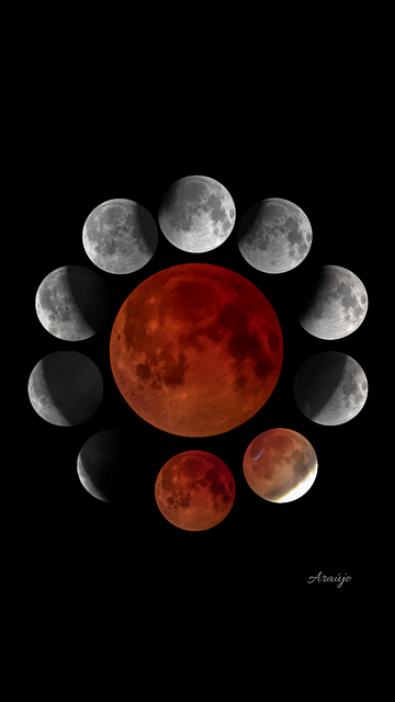 Free eclipse telescope brazil illustration