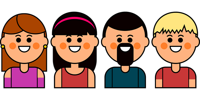 Free people avatar character vector