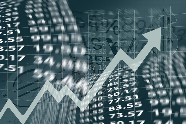 Free stock exchange rise boom illustration