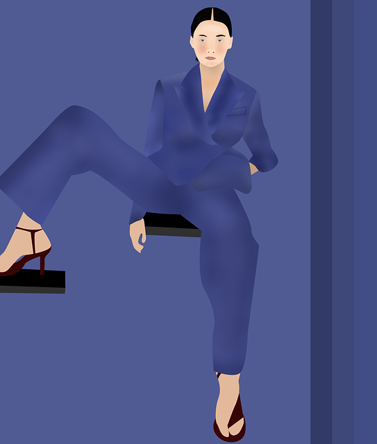 Free fashion woman trend illustration