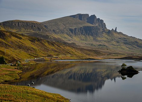 Hochland, Himmel, Schottland, Natur