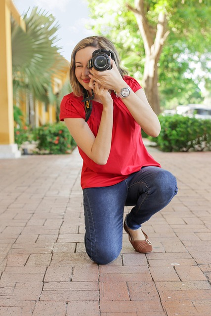 Frau, Fotografie, Kamera, Technologie
