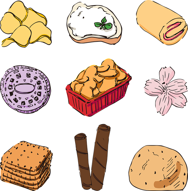 Free food snack bread vector