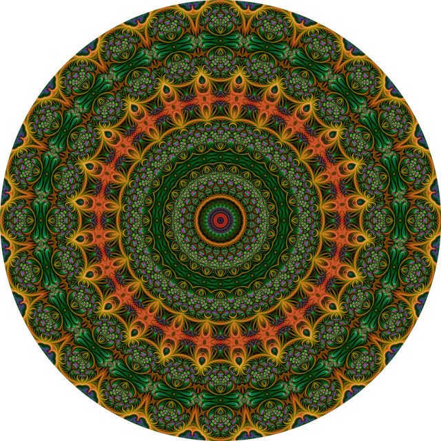 Download free HD stock image of Kaleidosope Mandala Free kaleidosope mandala pattern illustration