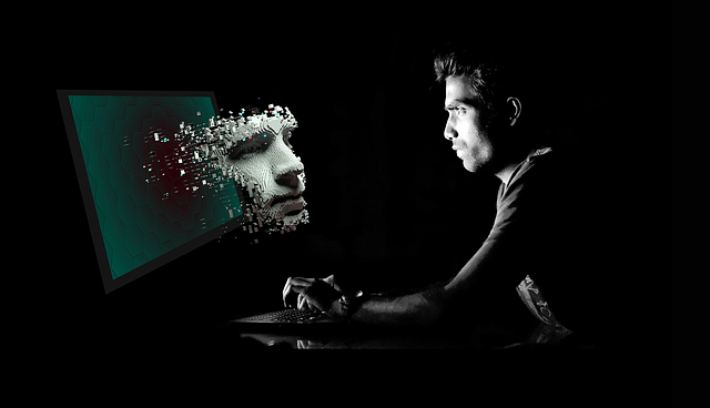 Free artificial intelligence technology robot illustration