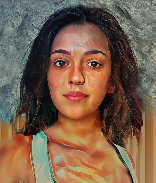 Free Woman Portrait illustration and picture