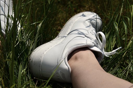 Schuhe, Nike, Turnschuhe, Gras, Natur