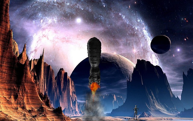 Free background space planet illustration