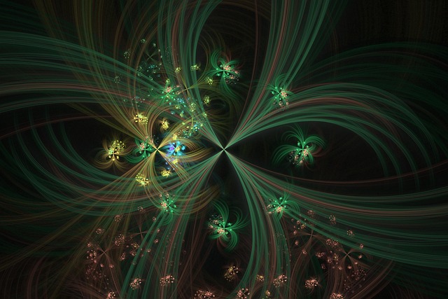 Free fractal abstract background illustration