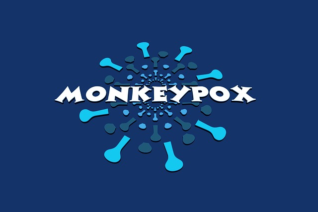 Free monkeypox virus disease illustration