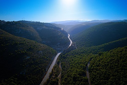 Hory, Silnice, Libanon, Scenérie