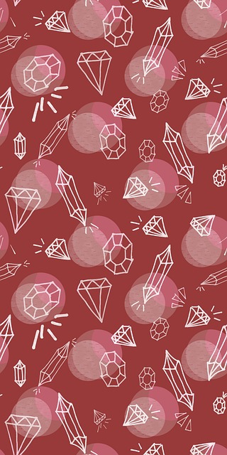 Free anniversary beautiful pattern carat illustration
