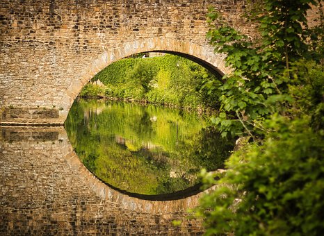 Brücke, Natur, Viadukt, Fluss
